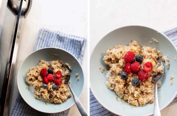 cách làm yến mạch bằng lò vi sóng