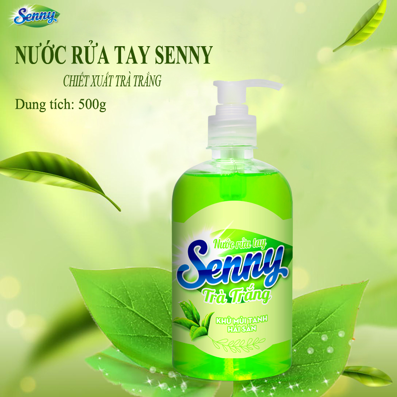 Senny Trà Trắng: Làm sạch da tay - Kháng khuẩn hiệu quả