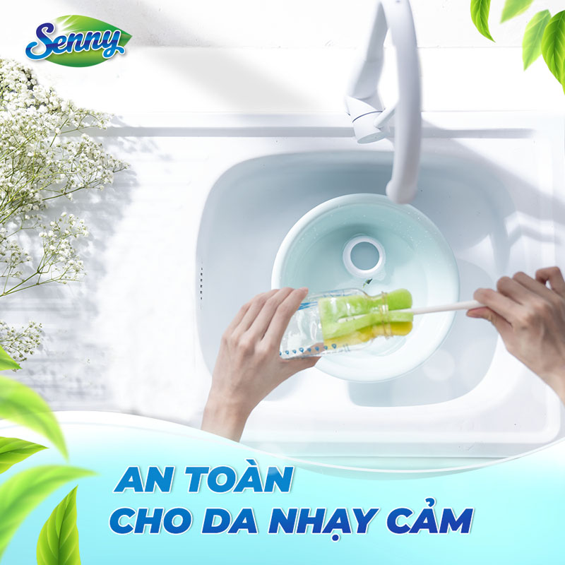nước rửa chén an toàn với da tay