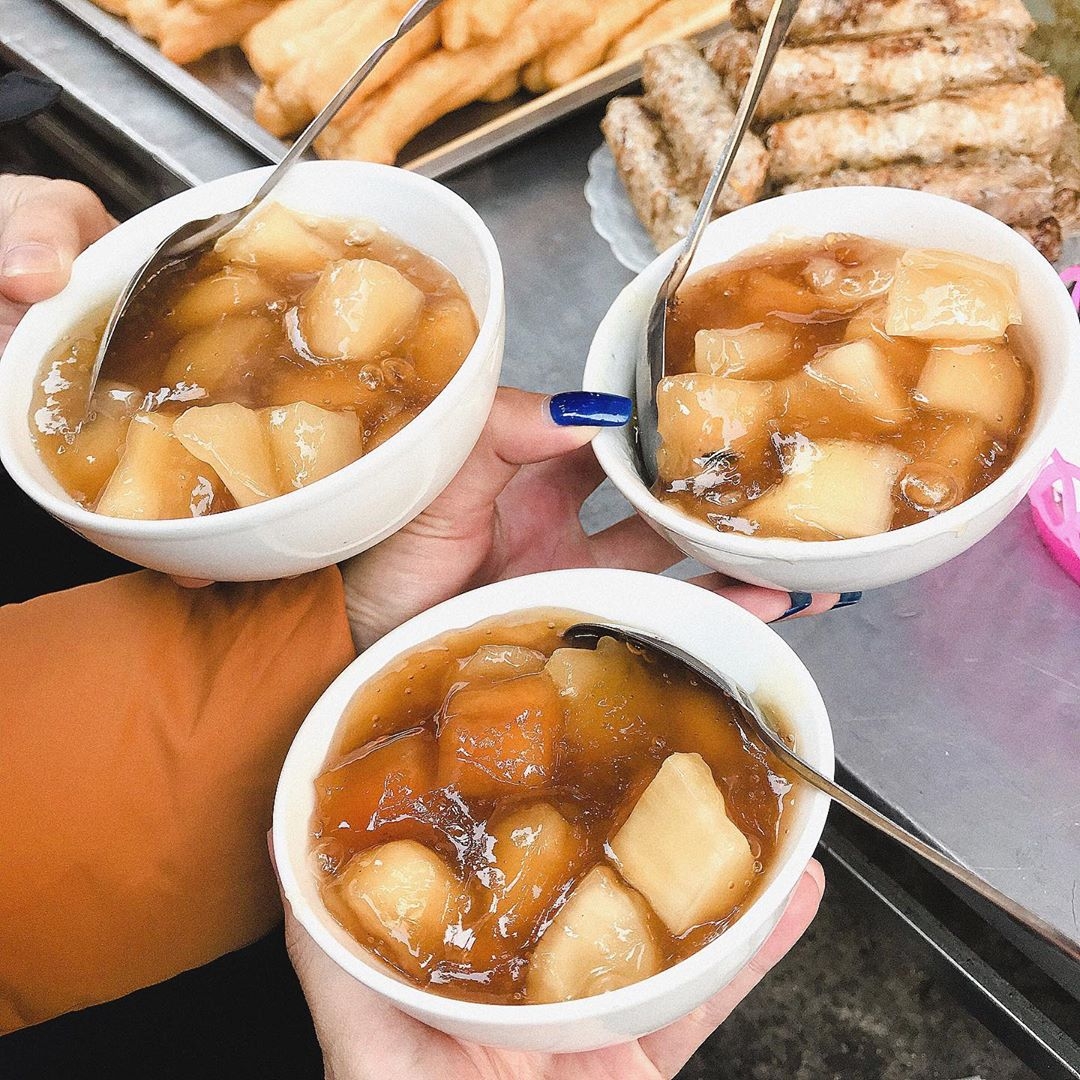 chè sắn nóng hà nội