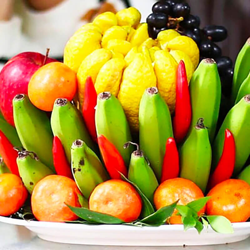 Mâm ngũ quả miền Bắc