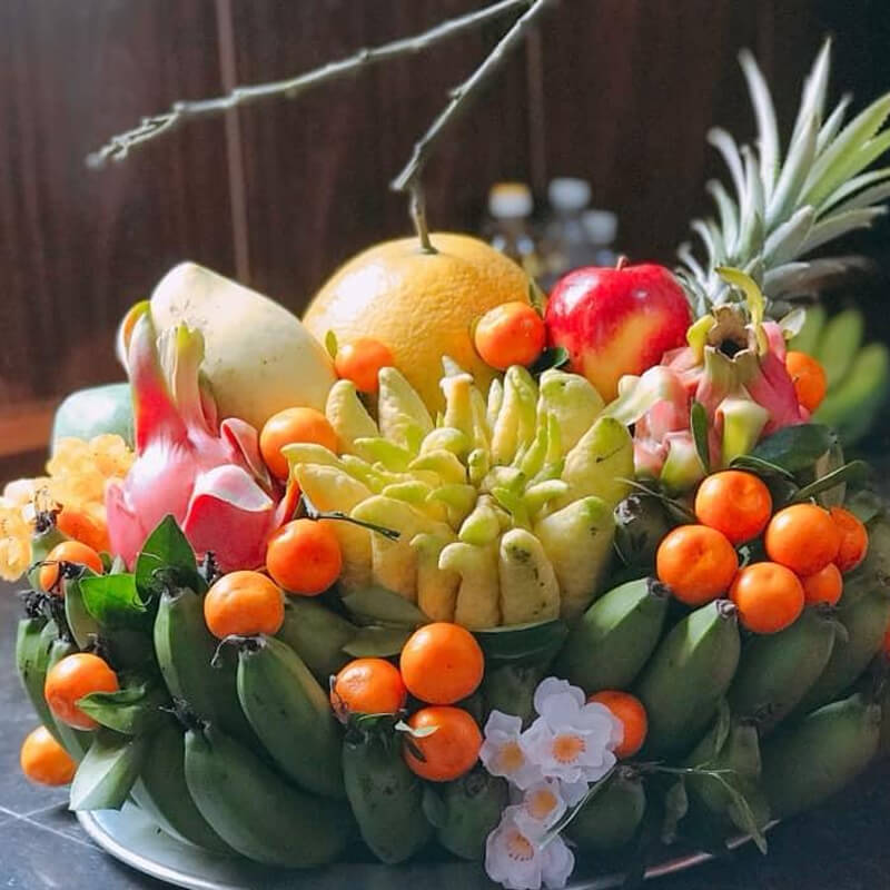 Mâm ngũ quả miền Trung