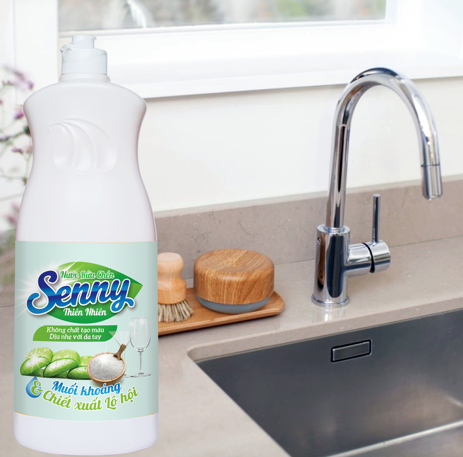 nước rửa chén Senny lô hội
