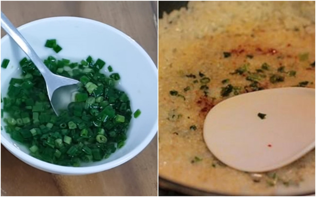 Cách làm cơm cháy mỡ hành bằng nồi chiên không dầu cực giòn ngon