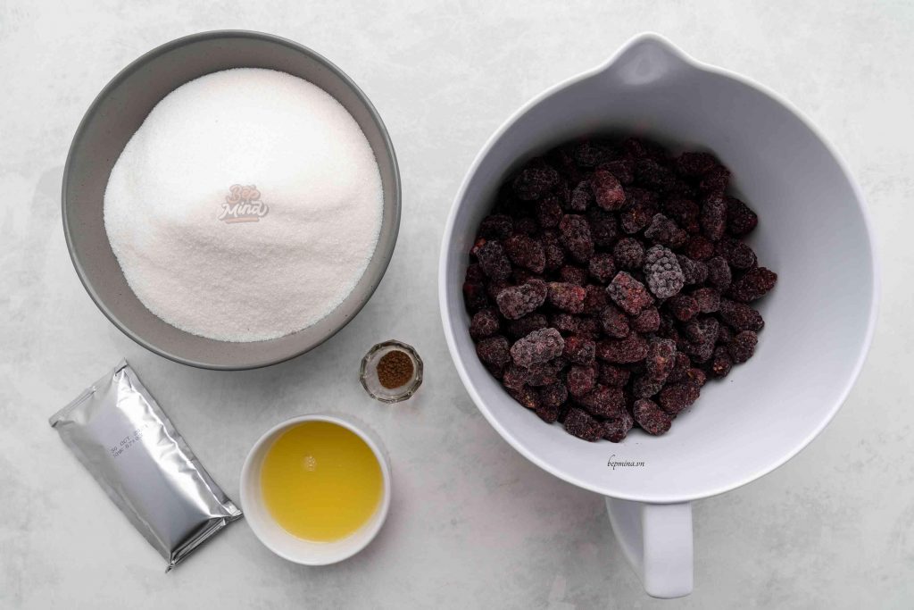 nguyên liệu làm mứt dâu tằm nguyên liệu làm mứt dâu tằm