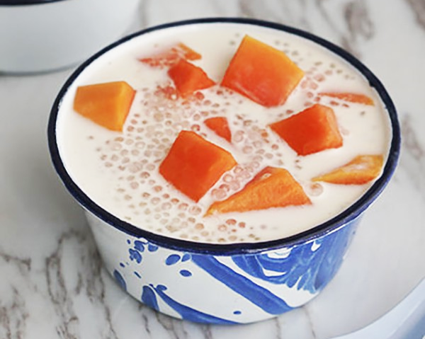 chè đu đủ cốt dừa