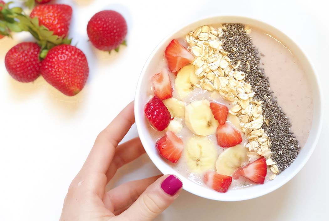 strawberry bannana smoothie