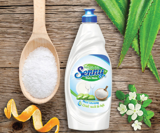 nước rửa chén senny