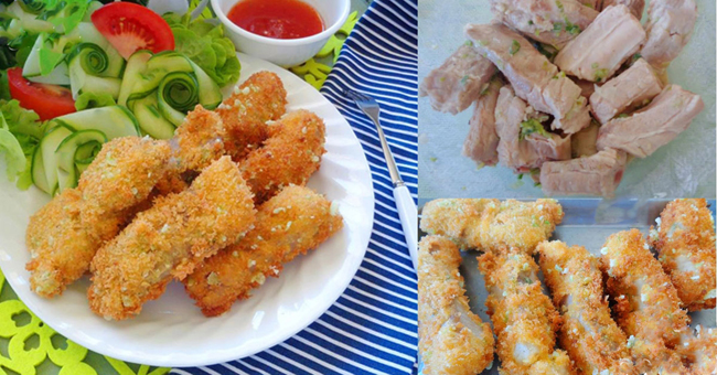 Sườn heo chiên xù