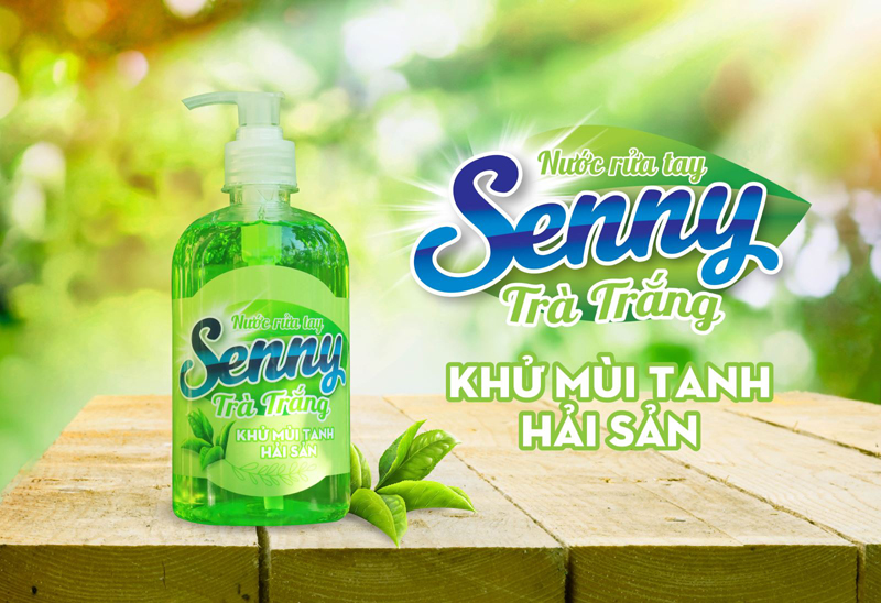 nuoc rua tay sennny tra trang