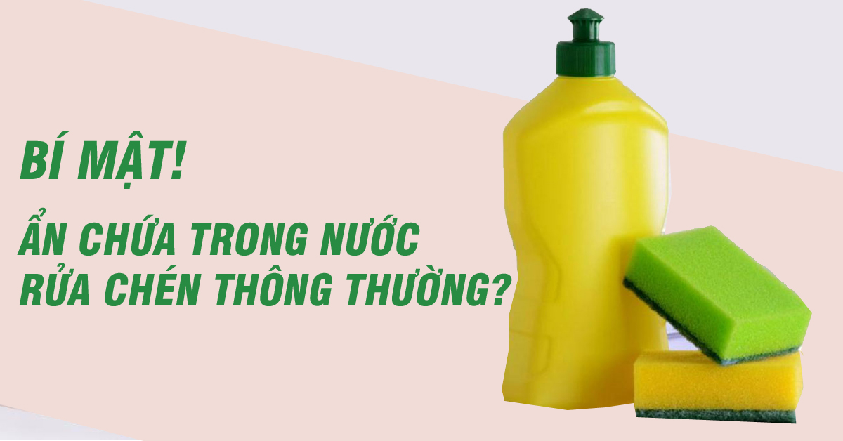 nước rửa chén thông thường