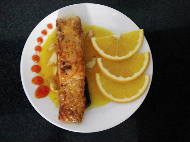 Cá hồi sốt cam vừa thơm vừa ngọt, cả nhà đều mê tít - 1