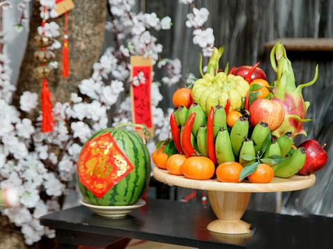 Tết Nguyên đán bày mâm ngũ quả theo phong tục 3 miền