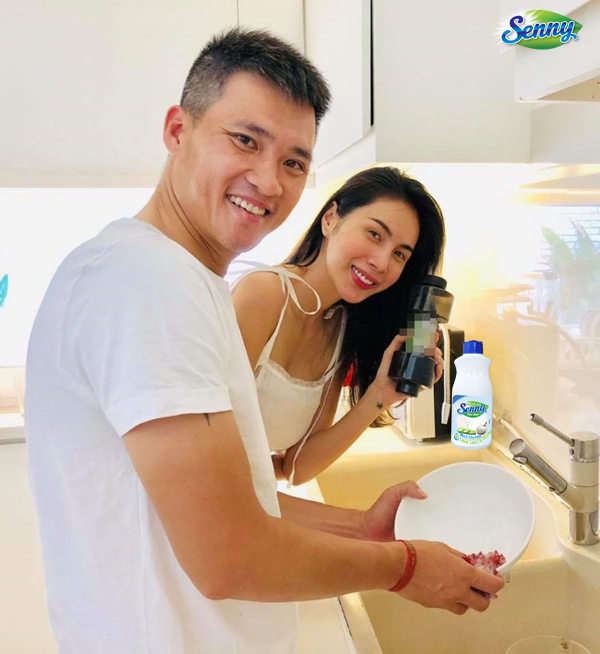 nước rửa chén thiên nhiên senny