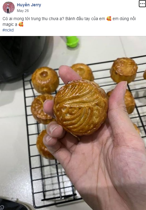 Trend làm bánh trung thu bằng nồi chiên không dầu - Ảnh 12.