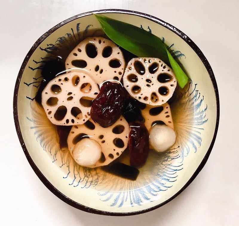 Chè củ sen và củ năng