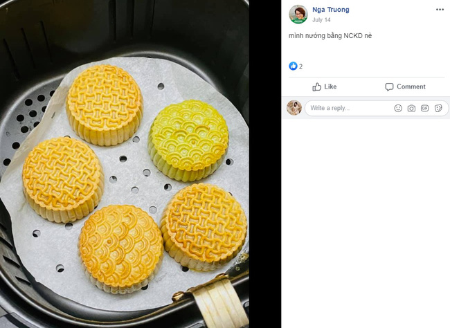 Trend làm bánh trung thu bằng nồi chiên không dầu - Ảnh 4.