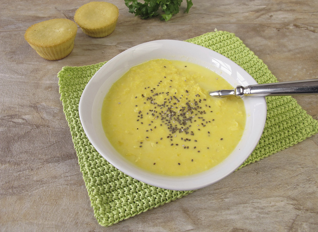 Súp hạt CHIA vẫn giữ được hương vị thơm ngon