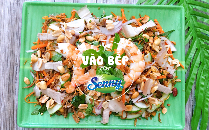 nộm khoai môn ngon