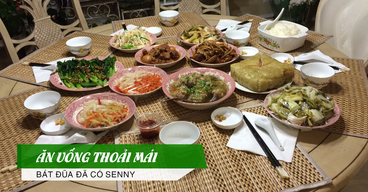 ăn uống thoải mái đã có senny