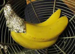 bọc chuối bằng giấy bạc