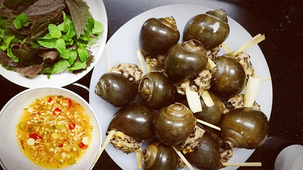 Ốc bươu nhồi nhịt 2