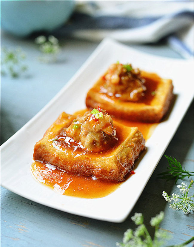 Đậu nhồi thịt