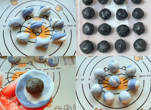 Hai cách làm bánh trôi hai màu vừa ngon vừa đẹp - Ảnh 5. Hai cách làm bánh trôi hai màu vừa ngon vừa đẹp - Ảnh 5.