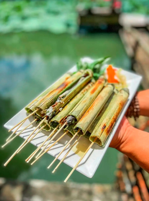 Cá kèo nướng ống sậy ngon bá cháy - Ảnh 5.