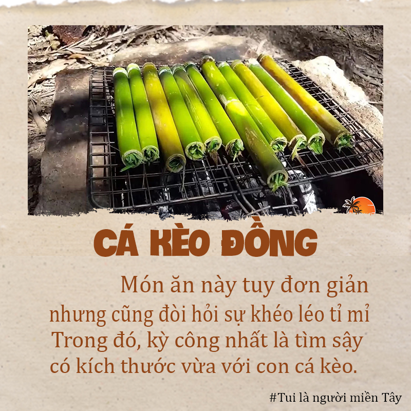Cá kèo nướng ống sậy ngon bá cháy - Ảnh 1.