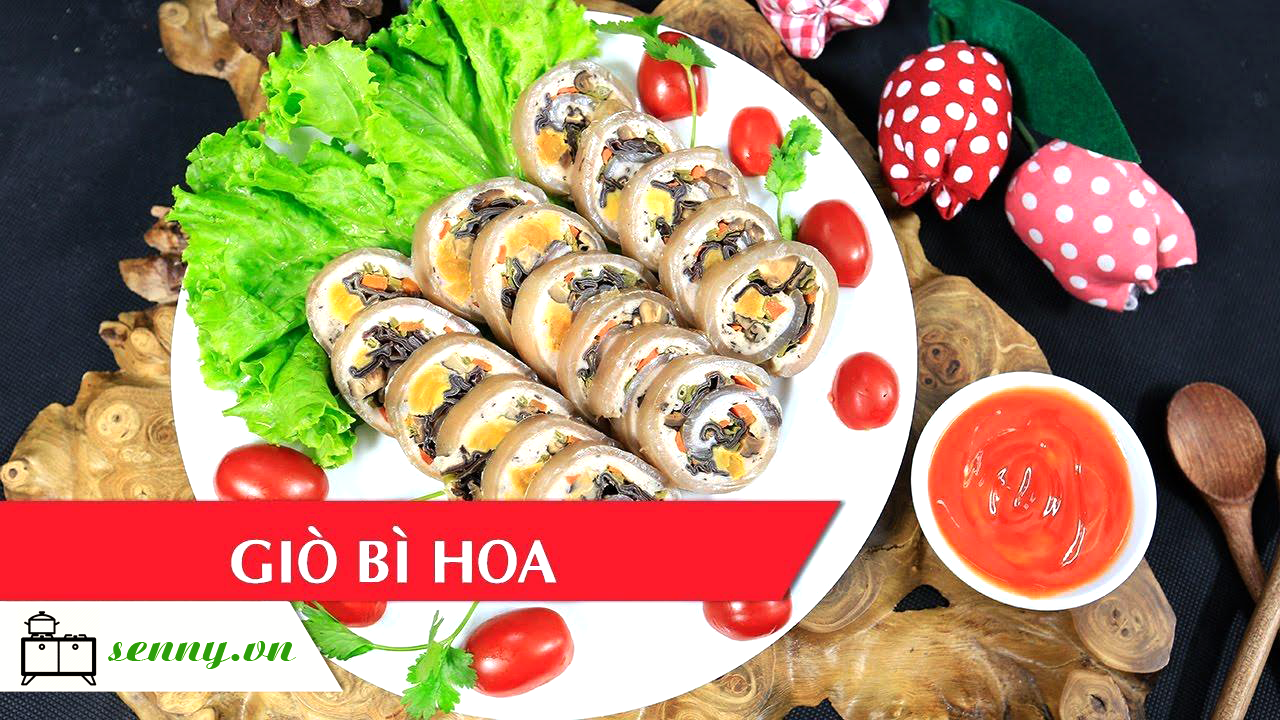 Tết này bỏ túi ngay cách làm giò bì hoa siêu đẹp siêu ngon này nhé các mẹ