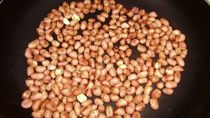 chế biến đậu phộng