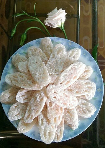cách làm mứt củ sen 2