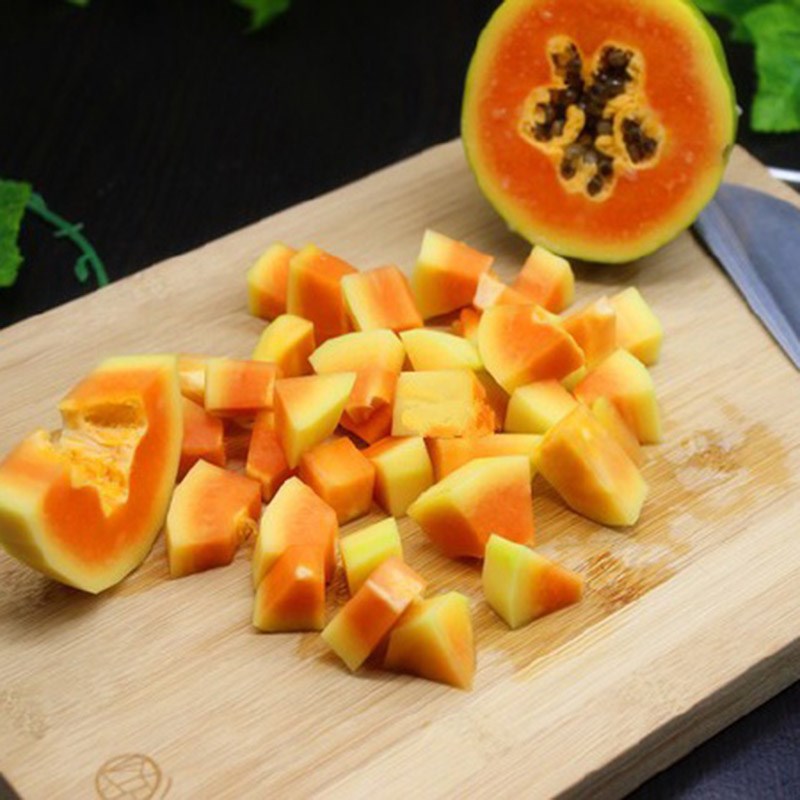 cách làm chè đu đủ cốt dừa