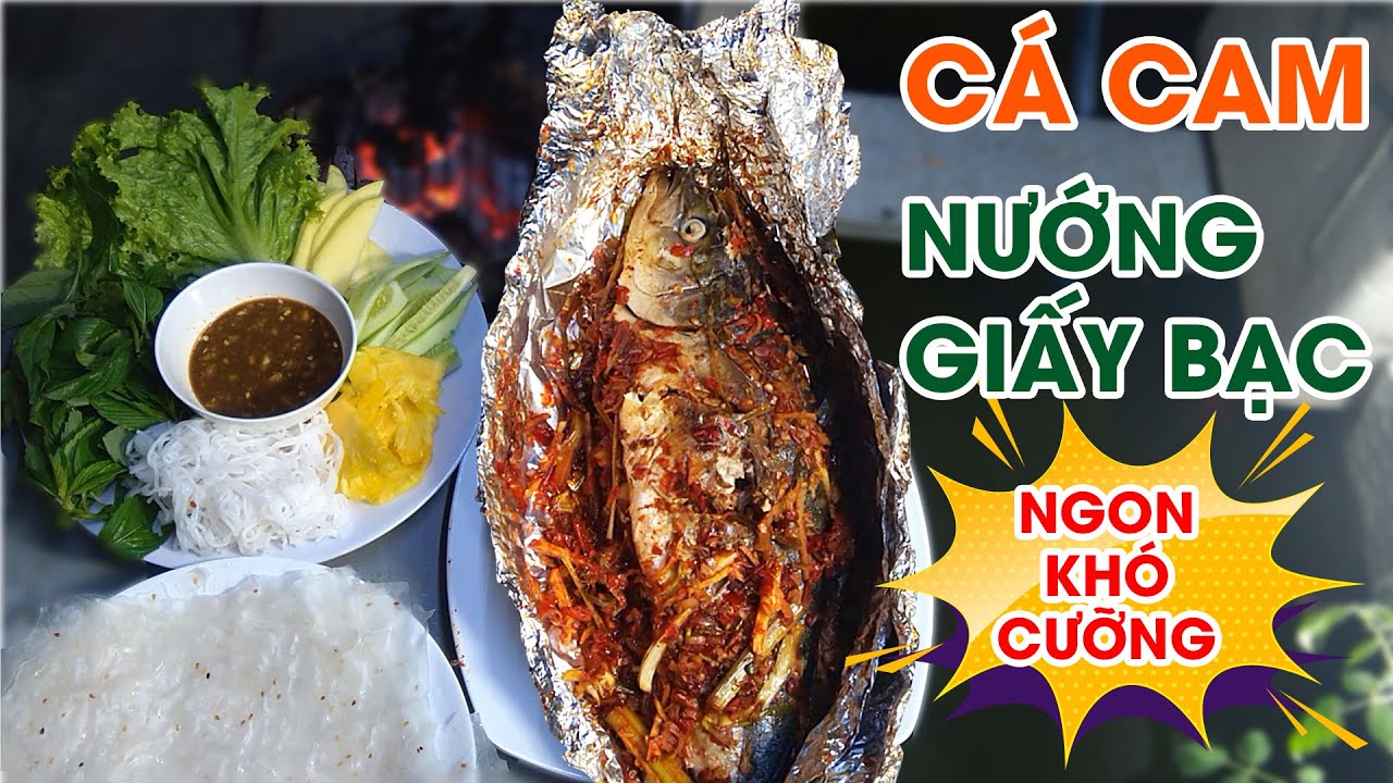 Cá cam nướng bằng nồi chiên không dầu