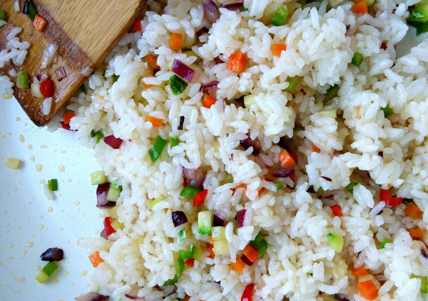 mực nhồi cơm chiên