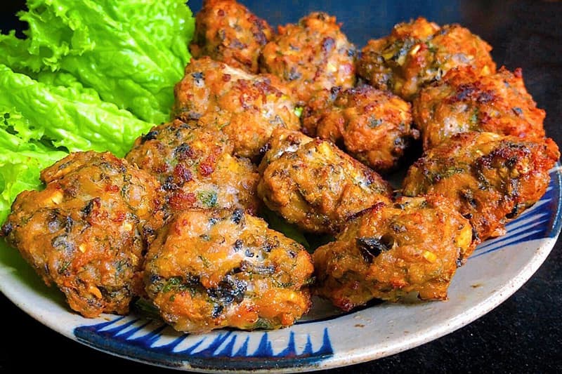 Món chả ốc bươu chiên giòn