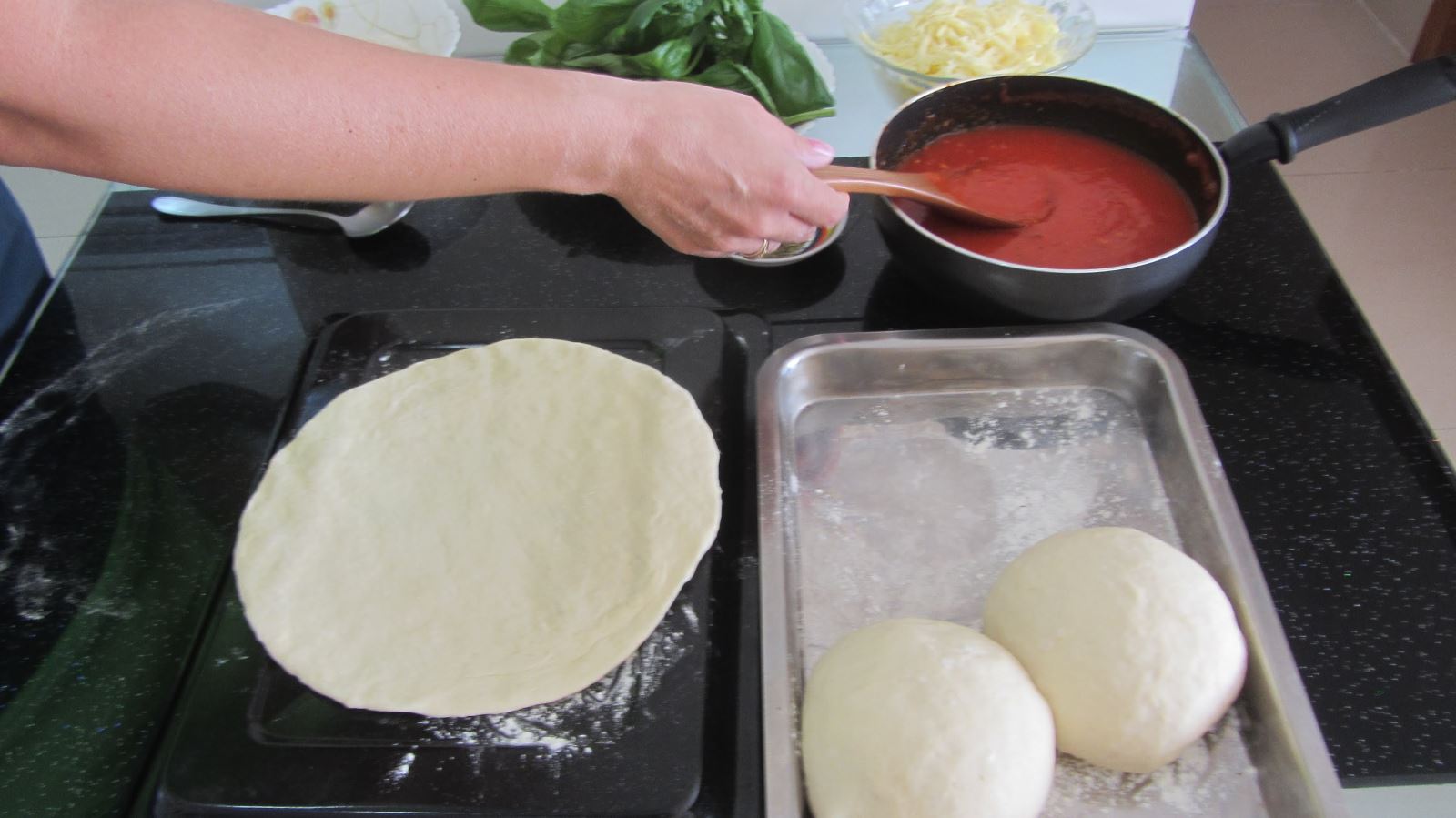 pizza chay từ rau củ