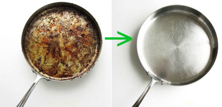 Xoong nồi bị cháy khét, đừng lo đã có sức mạnh tẩy rửa từ Senny