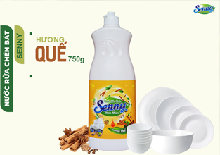 Mẹ thoải mái theo đuổi đam mê vì đã có nước rửa chén Senny hương quế mới