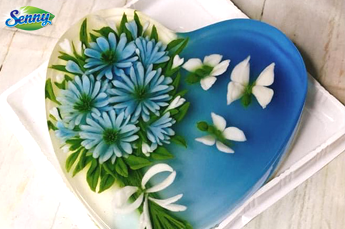 Mẹ 8x "gây bão" MXH với loạt món ăn xanh mướt từ hoa đậu biếc