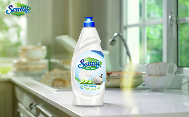 Nước rửa chén Senny lô hội - Bát sạch Ngon cơm