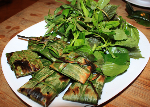 Cuối tuần vào bếp với món Chả ốc nướng lá chuối "ngon khó cưỡng".