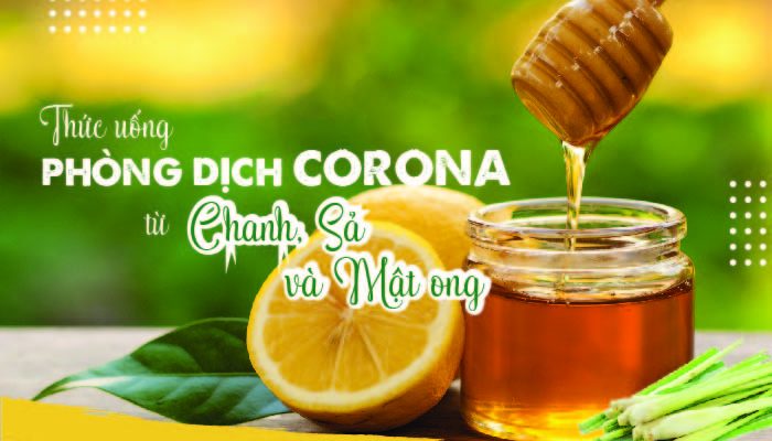Mật ong chanh sả, thức uống giúp tăng cường sức đề kháng hiệu quả