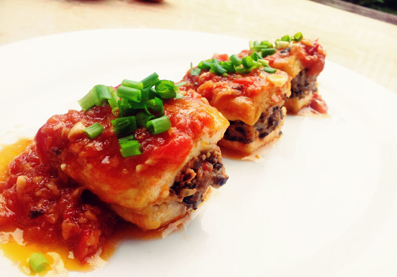 Công thức cách tân cho món đậu nhồi thịt ngon quên sầu!