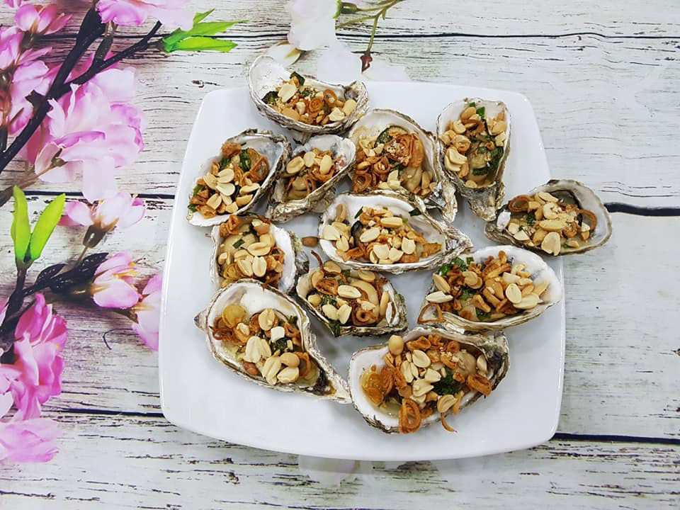 Cách làm hàu nướng mỡ hành ngon bằng nồi chiên không dầu