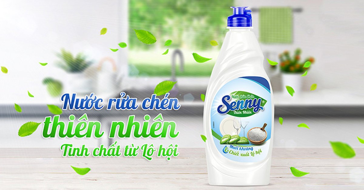 Nước rửa chén tốt nhất hiện nay- Nước rửa chén thiên nhiên Senny