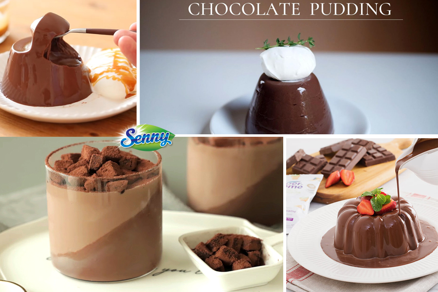 Cách làm pudding chocolate và cacao mềm mịn, chỉ nhìn thôi đã thèm