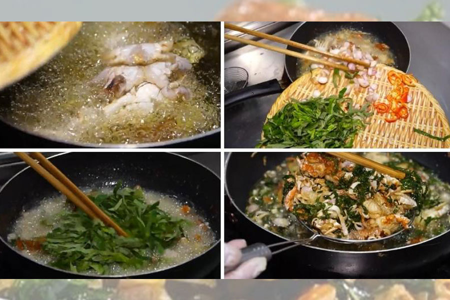 Món nhậu cho chồng thích mê: Ghẹ non rang lá lốt dân dã mà thơm ngon cực kì