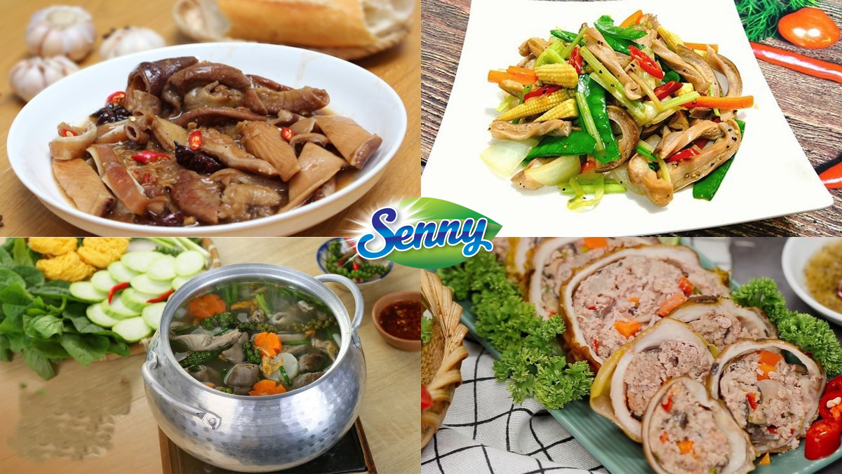 Bao tử heo giòn ngon, lạ miệng, hấp dẫn cho mâm cơm gia đình